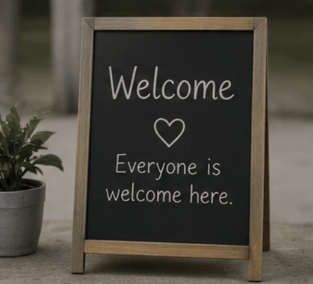Welcome sign